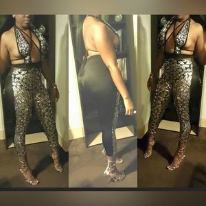 This unique custom made jumpsuit is perfect for a special occasion